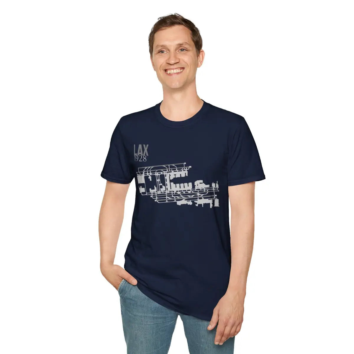 LAX Los Angeles International - 1928 - Tee - T-Shirt - Gifts for pilots - Aviation apparel