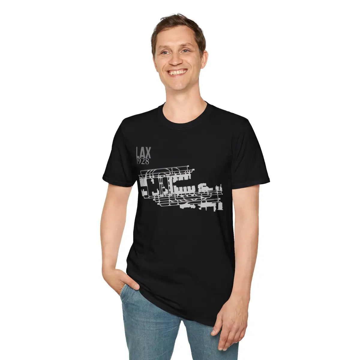 LAX Los Angeles International - 1928 - Tee - T-Shirt - Pilot gifts - WWII warbird t-shirt