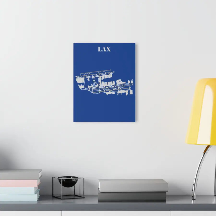 LAX - Los Angeles International Acrylic Print - Home Decor - Pilot gifts - WWII warbird t-shirt