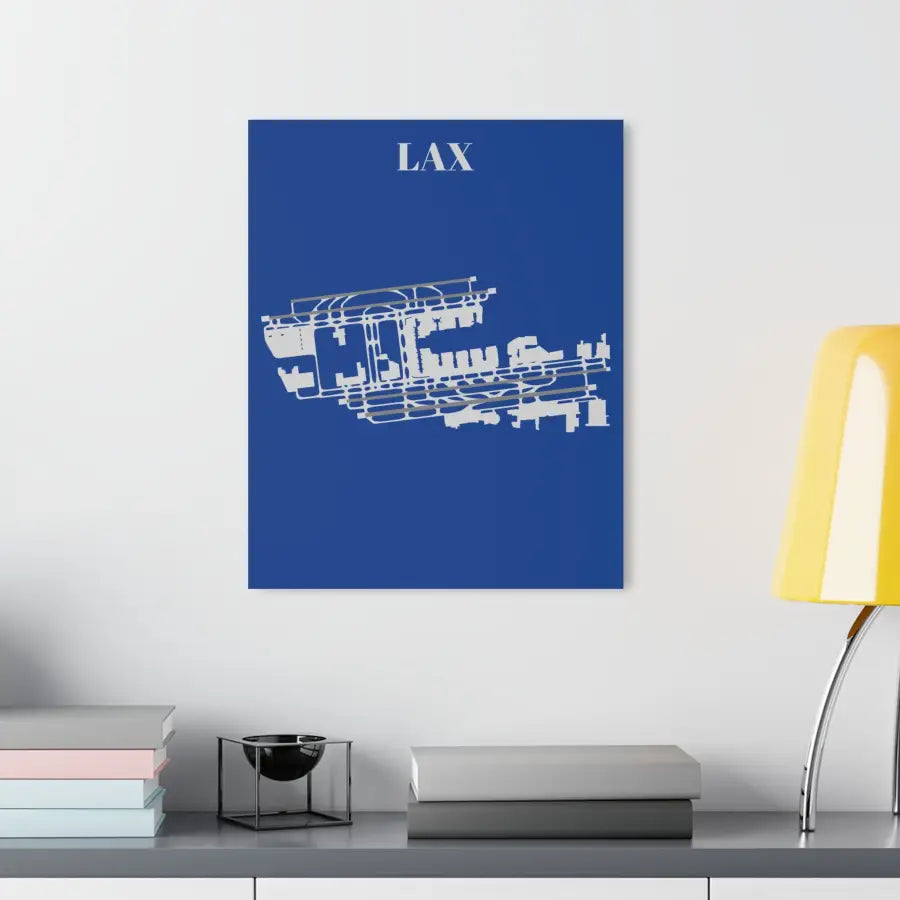 LAX - Los Angeles International Acrylic Print - Home Decor - Pilot gifts - WWII warbird t-shirt