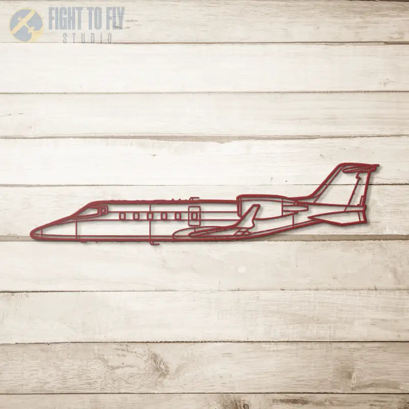 Learjet 60 Die Cut Metal Wall Art - Sign - Pilot gifts - WWII warbird t-shirt