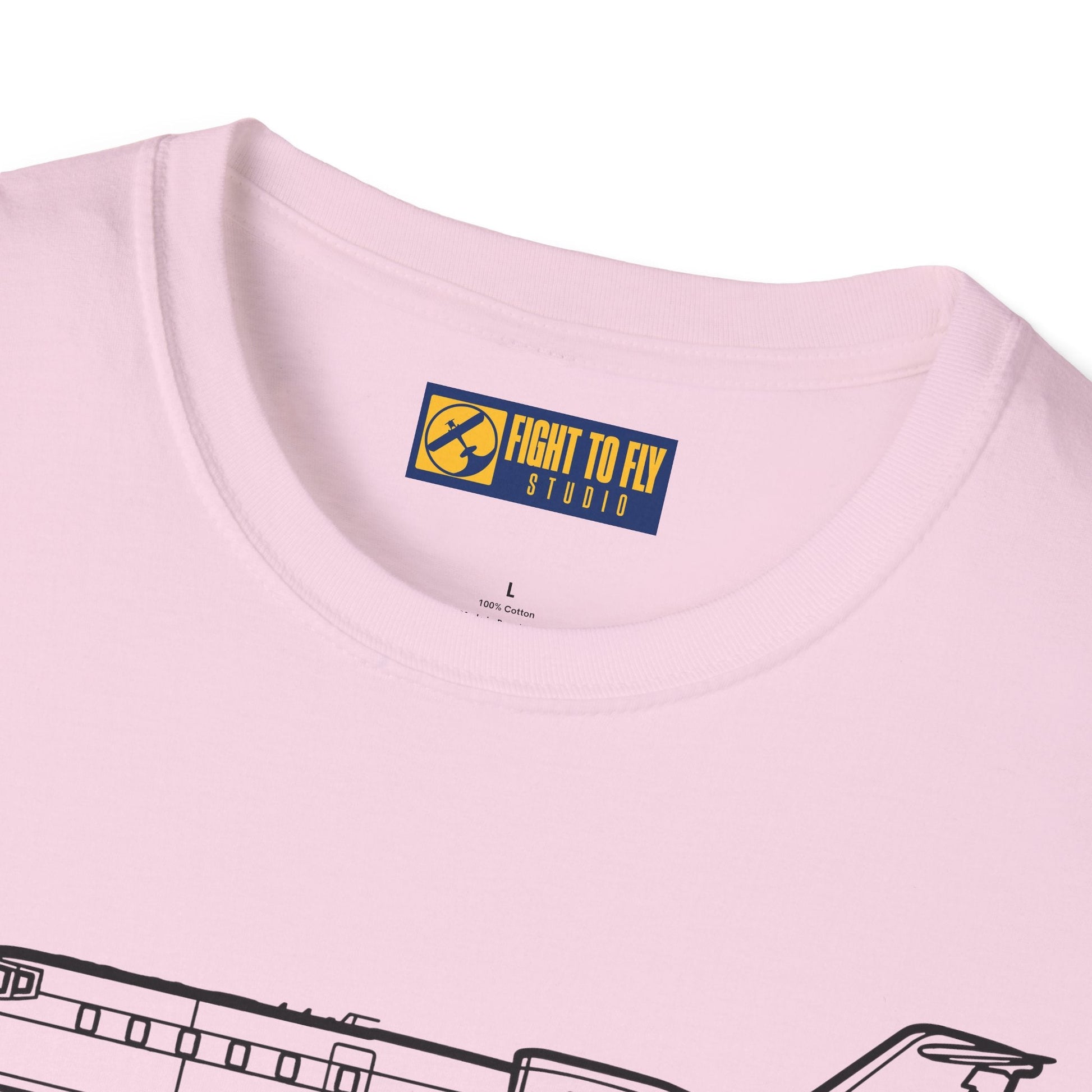 Learjet 60 T-Shirt – Mid-Size Business Jet Side Profile Aviation Tee - Pilot gifts - WWII warbird t-shirt