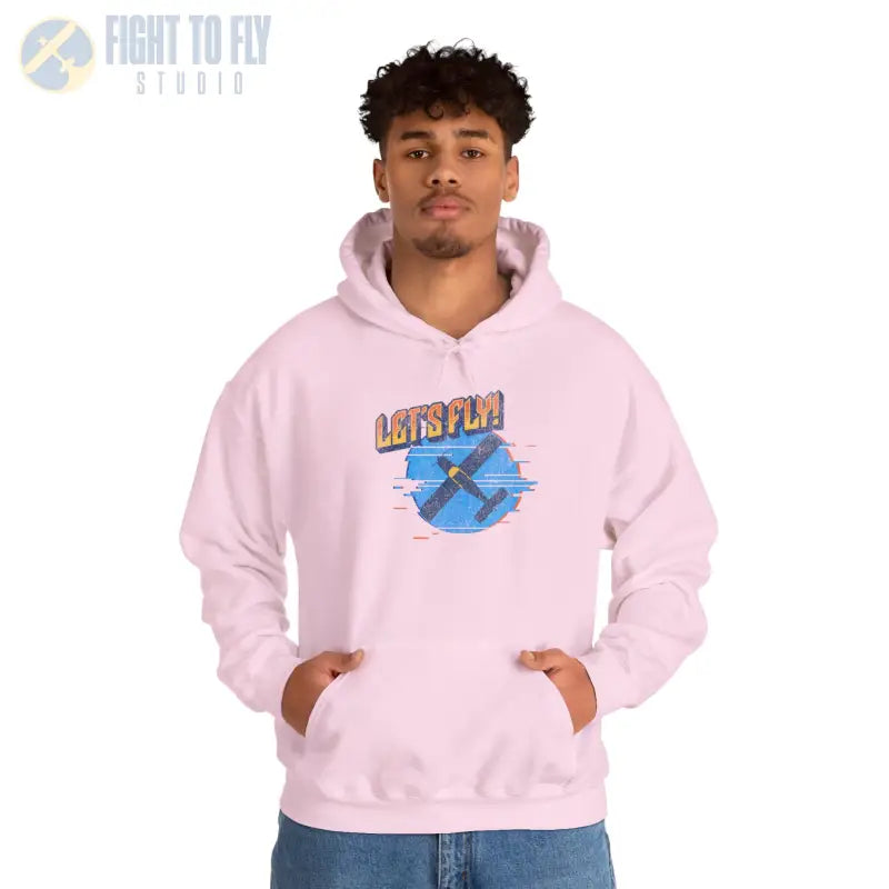 Let’s Fly! Unisex Heavy Blend™ Hooded Sweatshirt - Hoodie - Gifts for pilots - Aviation apparel