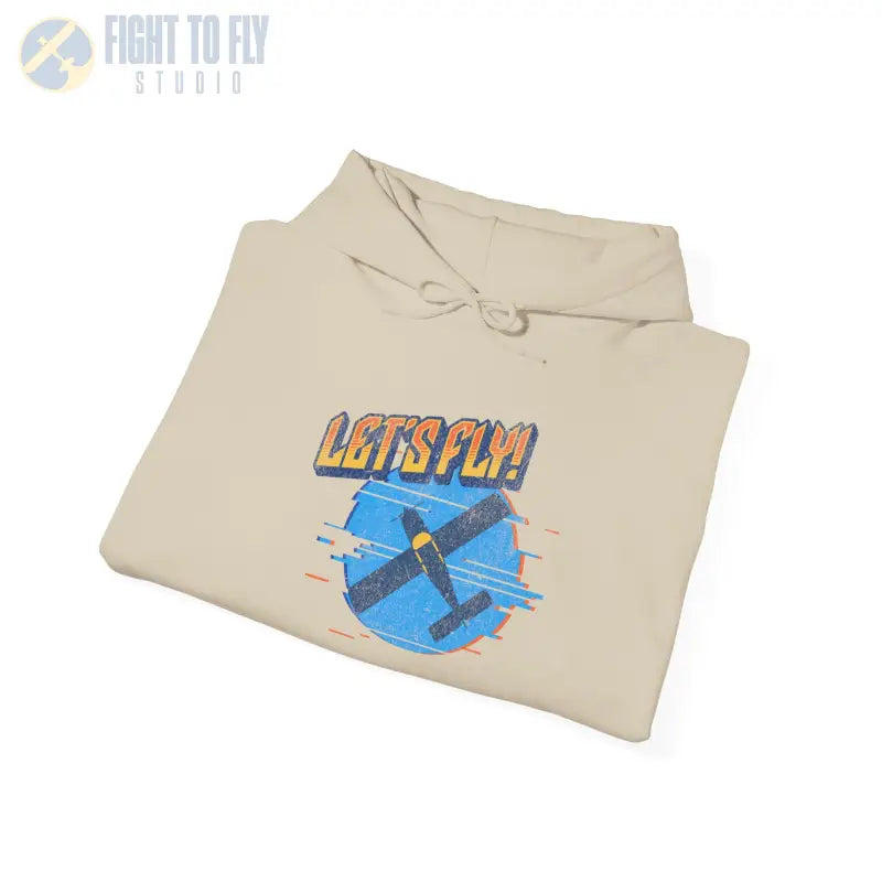 Let’s Fly! Unisex Heavy Blend™ Hooded Sweatshirt - Hoodie - Gifts for pilots - Aviation apparel