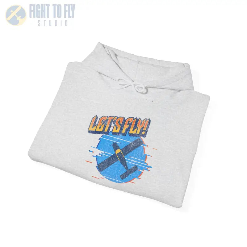 Let’s Fly! Unisex Heavy Blend™ Hooded Sweatshirt - Hoodie - Gifts for pilots - Aviation apparel
