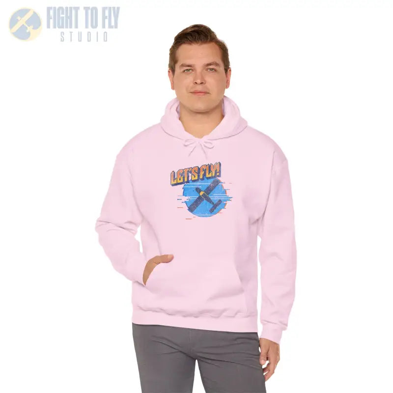 Let’s Fly! Unisex Heavy Blend™ Hooded Sweatshirt - Hoodie - Gifts for pilots - Aviation apparel