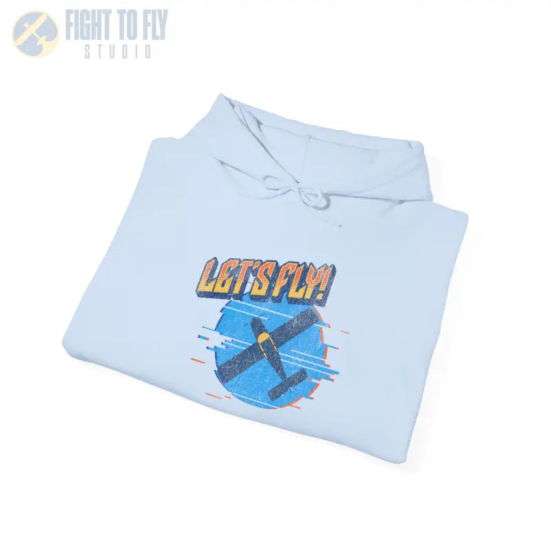 Let’s Fly! Unisex Heavy Blend™ Hooded Sweatshirt - Hoodie - Gifts for pilots - Aviation apparel