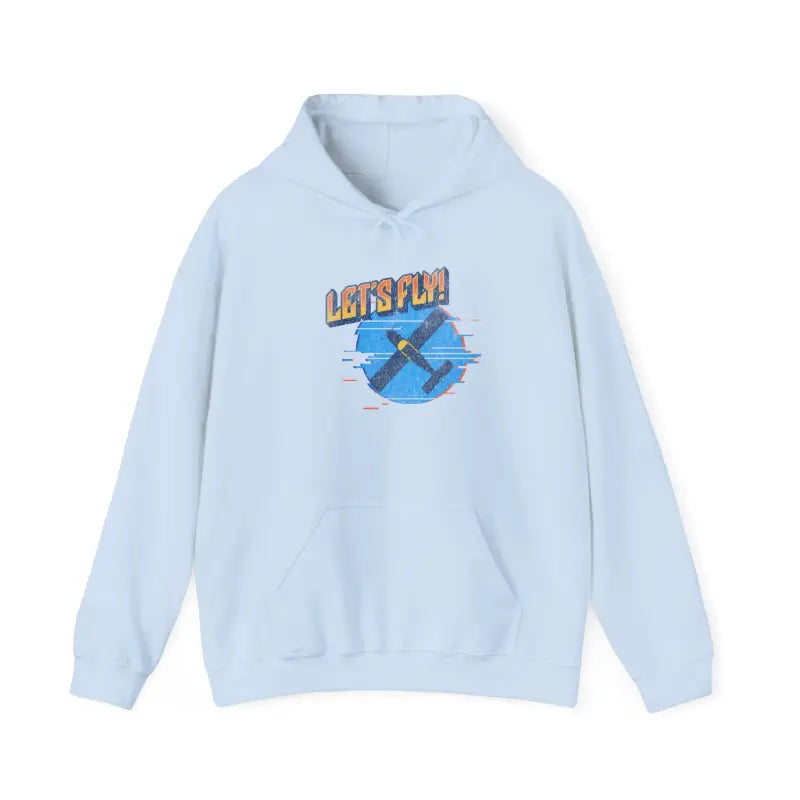 Let’s Fly! Unisex Heavy Blend™ Hooded Sweatshirt - Hoodie - Gifts for pilots - Aviation apparel
