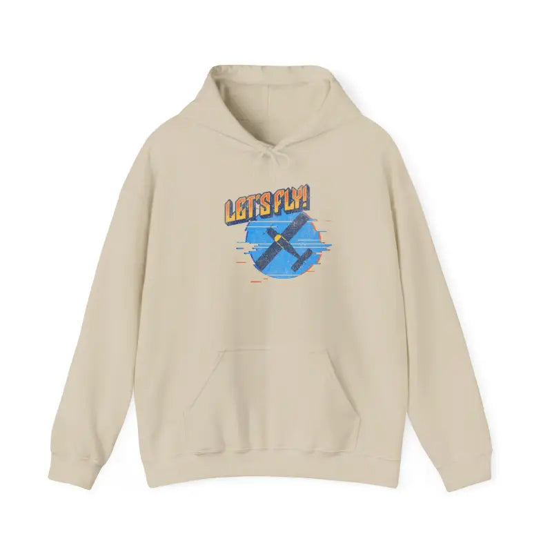 Let’s Fly! Unisex Heavy Blend™ Hooded Sweatshirt - Hoodie - Gifts for pilots - Aviation apparel