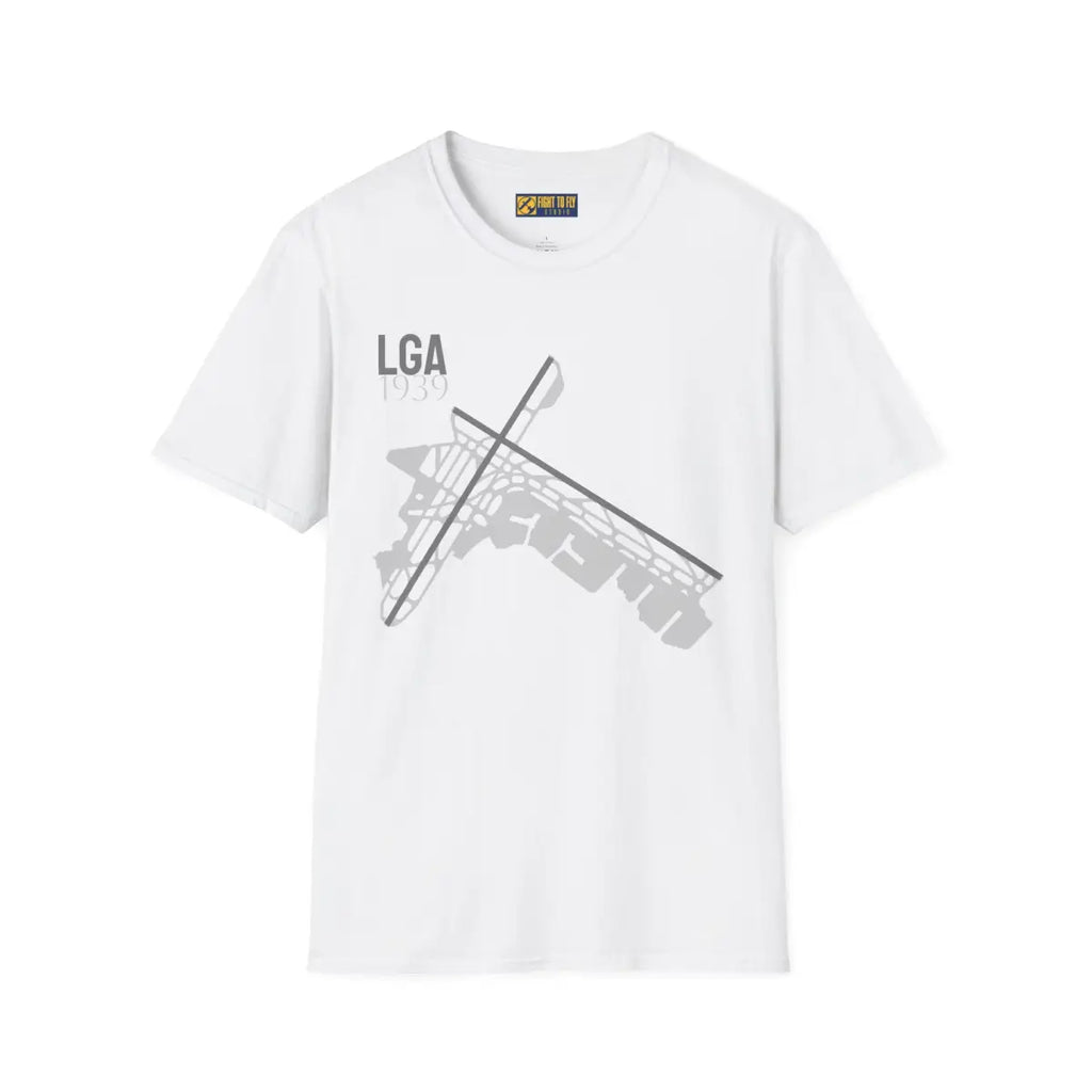 LGA LaGuardia Airport - 1939 - Tee - T-Shirt - Pilot gifts - WWII warbird t-shirt