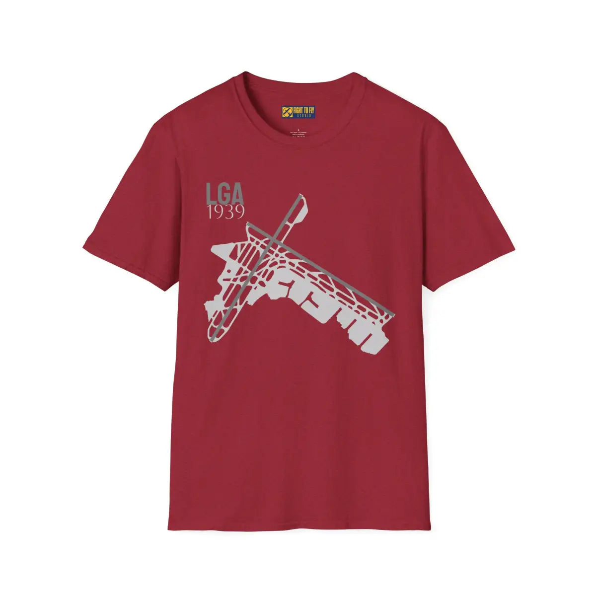 LGA LaGuardia Airport - 1939 - Tee - T-Shirt - Pilot gifts - WWII warbird t-shirt