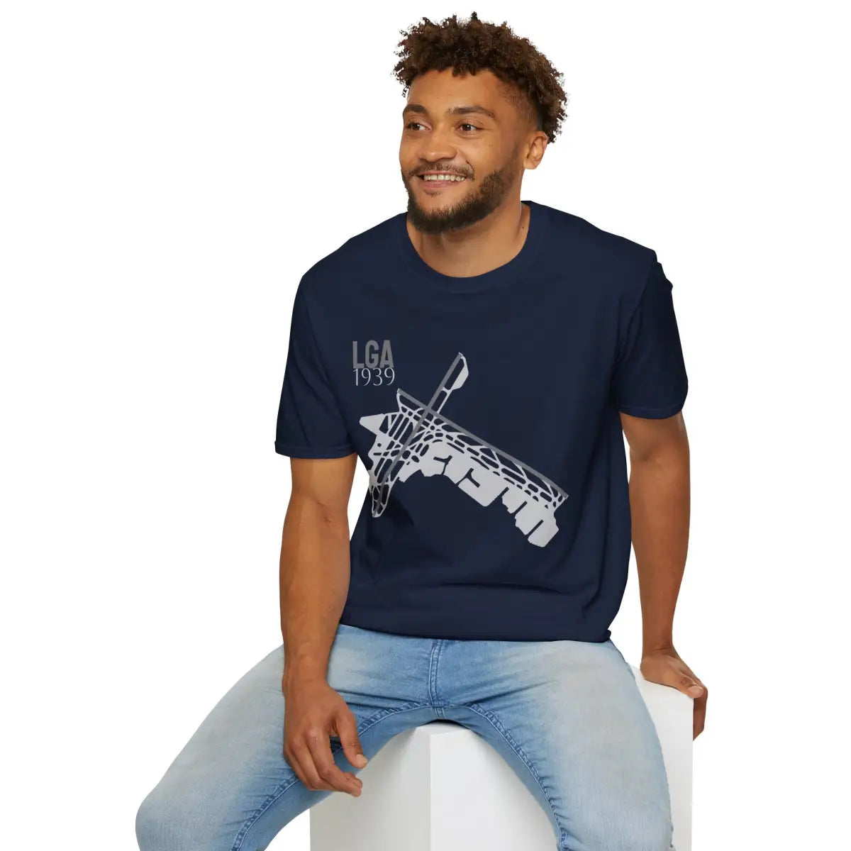 LGA LaGuardia Airport - 1939 - Tee - T-Shirt - Gifts for pilots - Aviation apparel