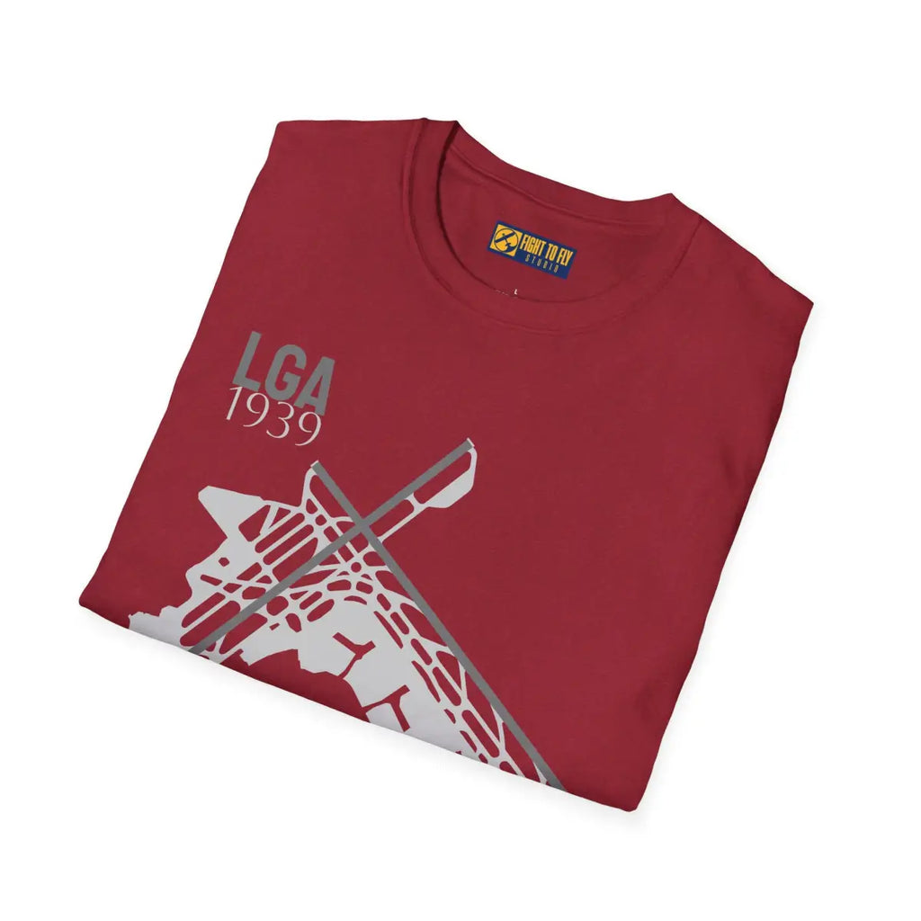 LGA LaGuardia Airport - 1939 - Tee - T-Shirt - Gifts for pilots - Aviation apparel