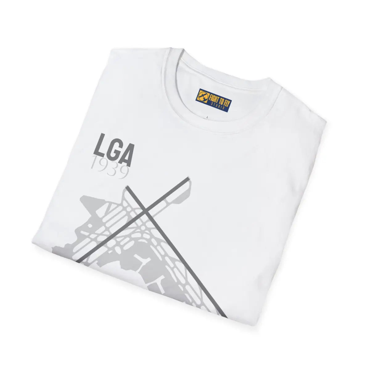 LGA LaGuardia Airport - 1939 - Tee - T-Shirt - Pilot gifts - WWII warbird t-shirt