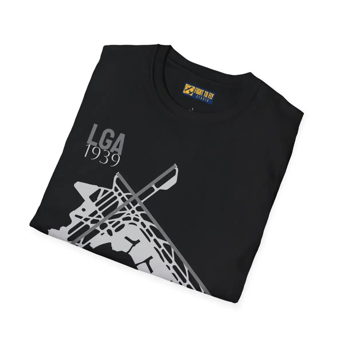 LGA LaGuardia Airport - 1939 - Tee - T-Shirt - Pilot gifts - WWII warbird t-shirt