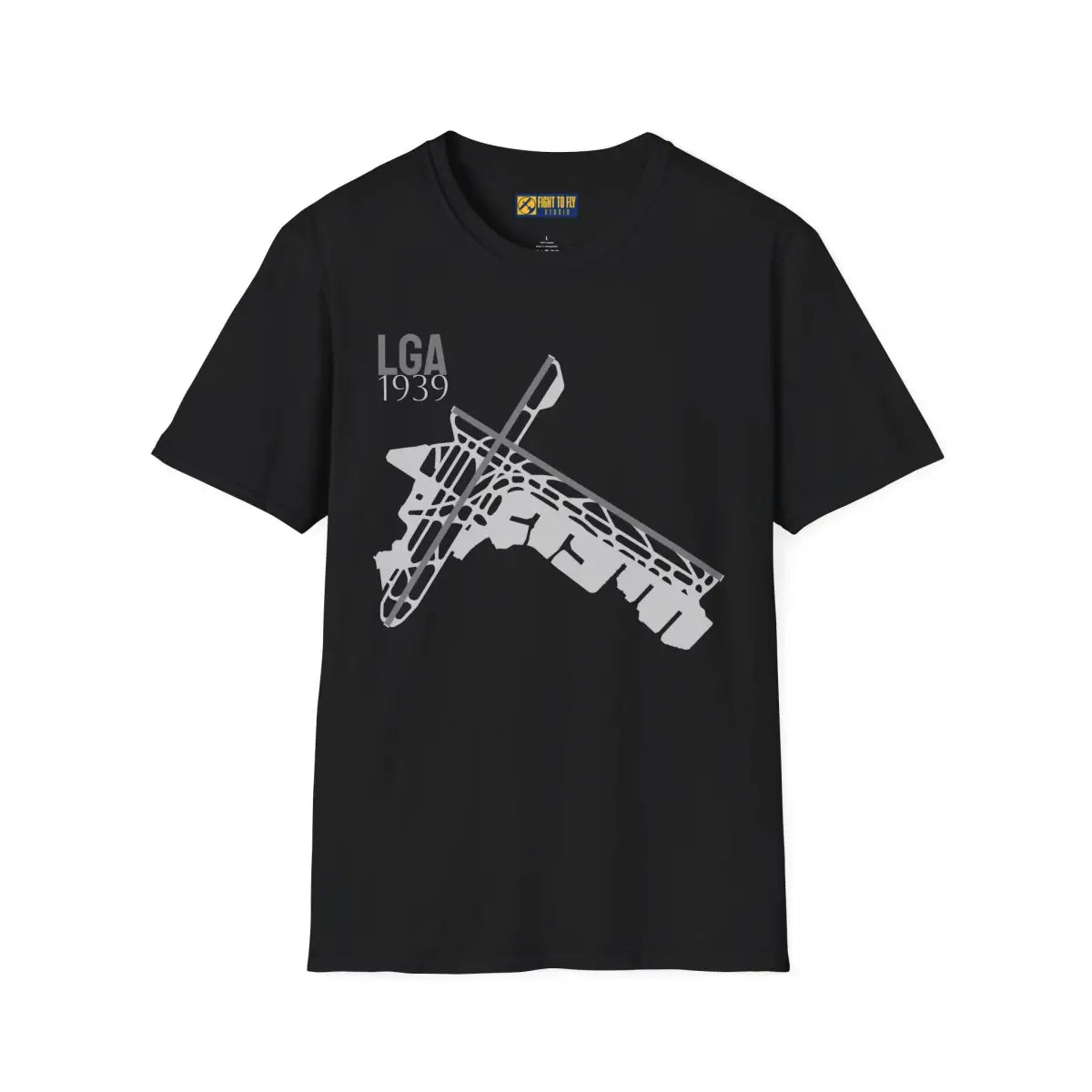 LGA LaGuardia Airport - 1939 - Tee - T-Shirt - Pilot gifts - WWII warbird t-shirt