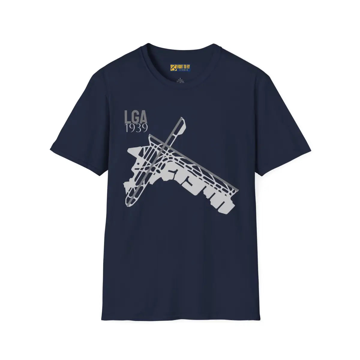 LGA LaGuardia Airport - 1939 - Tee - T-Shirt - Pilot gifts - WWII warbird t-shirt