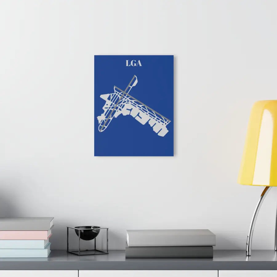 LGA - LaGuardia Airport Acrylic Print - Home Decor - Pilot gifts - WWII warbird t-shirt