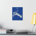 LGA - LaGuardia Airport Acrylic Print - Home Decor - Pilot gifts - WWII warbird t-shirt