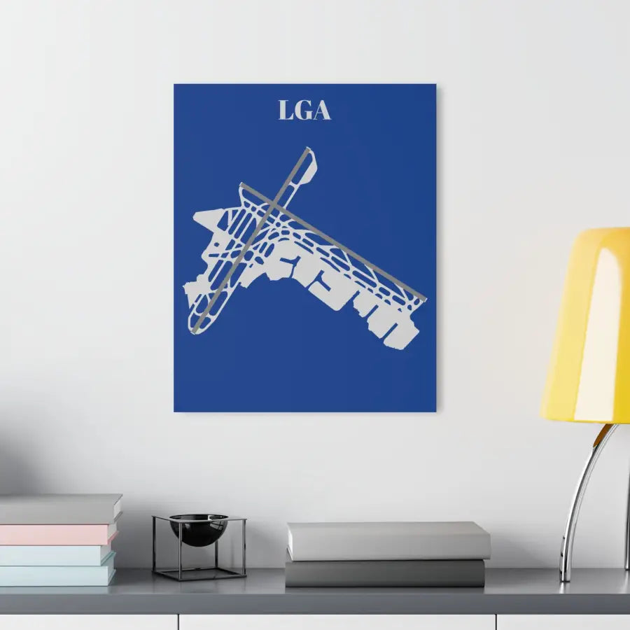 LGA - LaGuardia Airport Acrylic Print - Home Decor - Pilot gifts - WWII warbird t-shirt