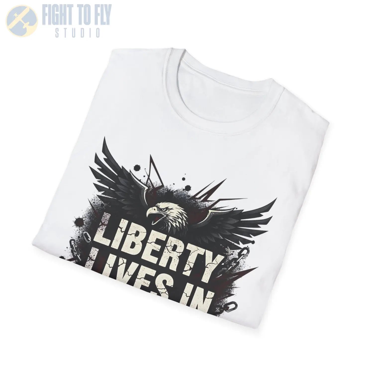 Liberty Lives in Defiance - T-Shirt - Pilot gifts - WWII warbird t-shirt