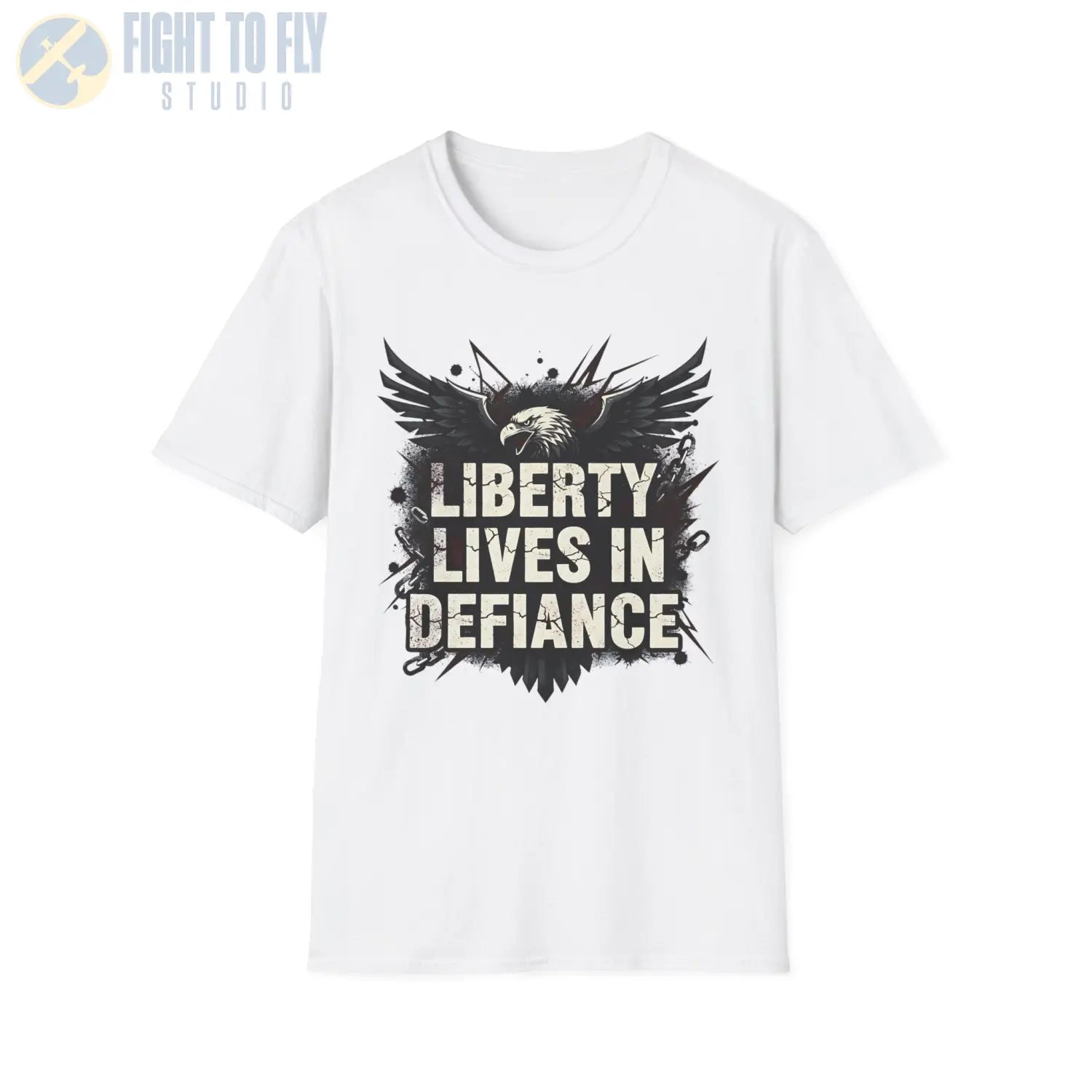 Liberty Lives in Defiance - T-Shirt - Pilot gifts - WWII warbird t-shirt