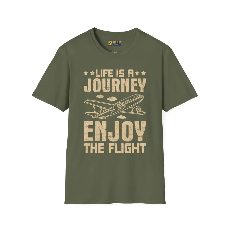 Life is a Journey - T-Shirt - Pilot gifts - WWII warbird t-shirt