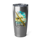 Life is Better Above the Clouds 20oz Tumbler - Mug - Pilot gifts - WWII warbird t-shirt