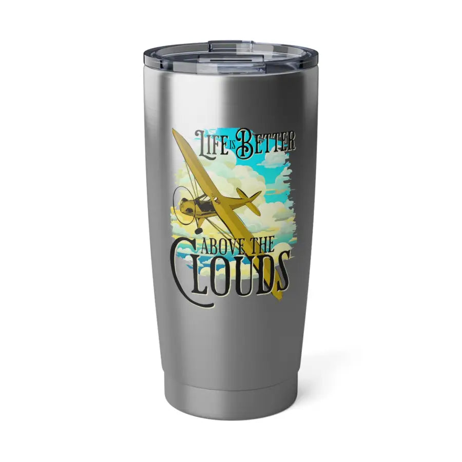 Life is Better Above the Clouds 20oz Tumbler - Mug - Pilot gifts - WWII warbird t-shirt