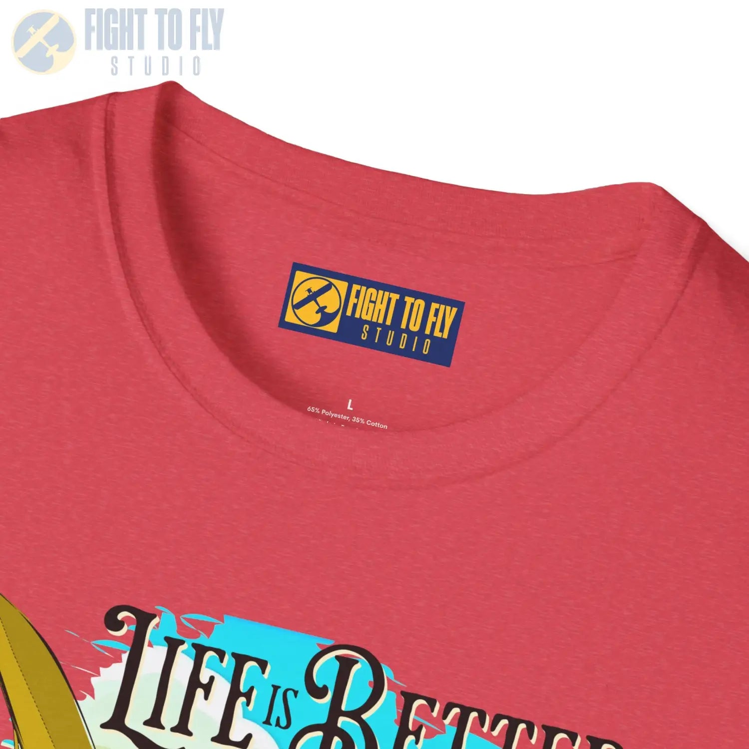 Life is Better Above the Clouds - Cub - Tee - T-Shirt - Pilot gifts - WWII warbird t-shirt