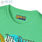 Life is Better Above the Clouds - Cub - Tee - T-Shirt - Pilot gifts - WWII warbird t-shirt