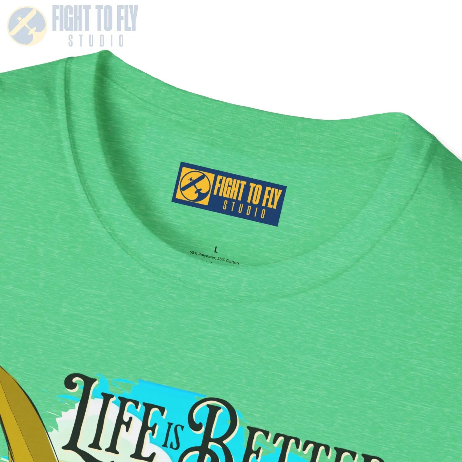 Life is Better Above the Clouds - Cub - Tee - T-Shirt - Pilot gifts - WWII warbird t-shirt