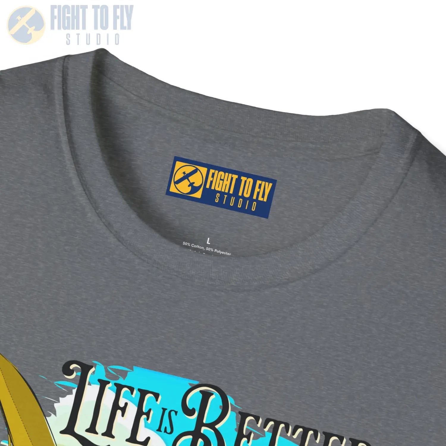 Life is Better Above the Clouds - Cub - Tee - T-Shirt - Pilot gifts - WWII warbird t-shirt