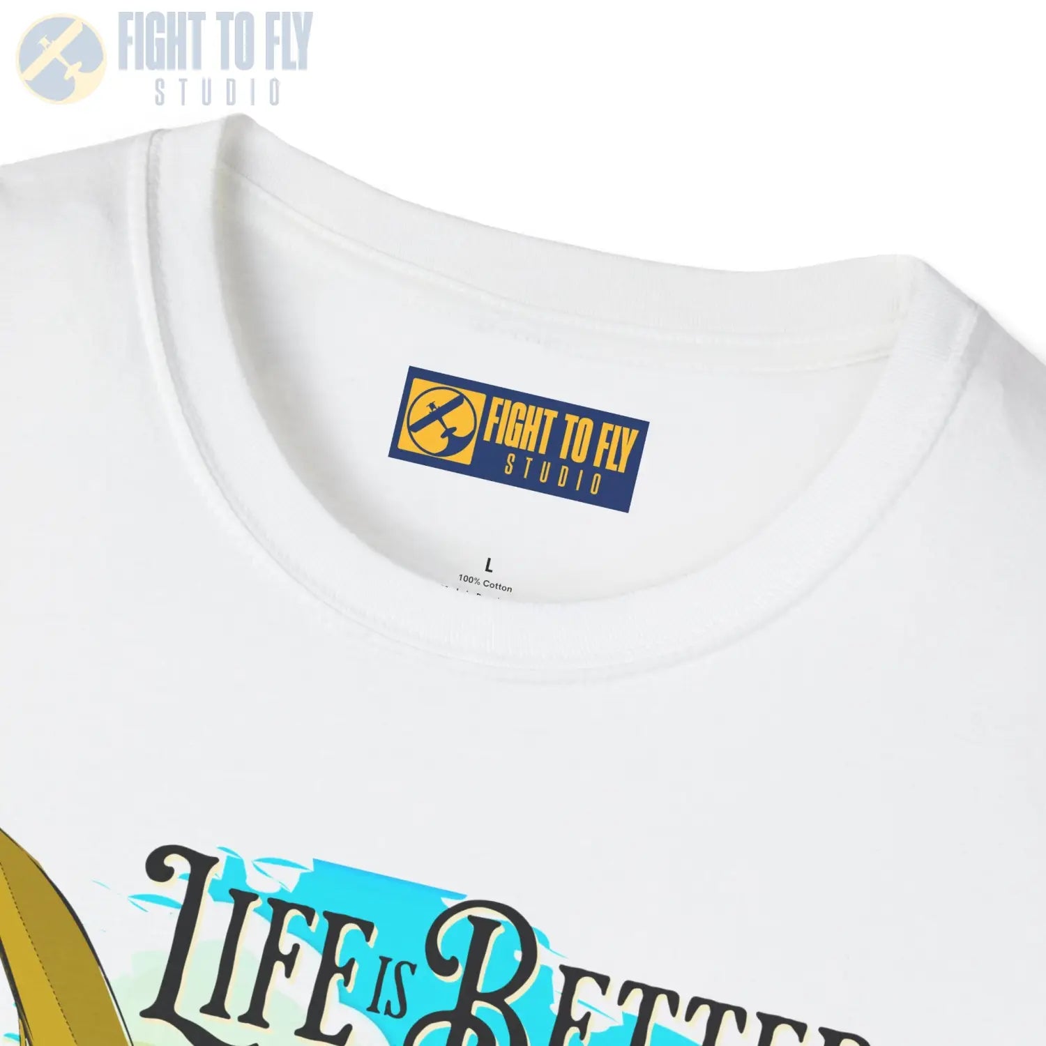 Life is Better Above the Clouds - Cub - Tee - T-Shirt - Pilot gifts - WWII warbird t-shirt