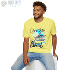 Life is Better Above the Clouds - Float Style - Tee - T-Shirt - Pilot gifts - WWII warbird t-shirt