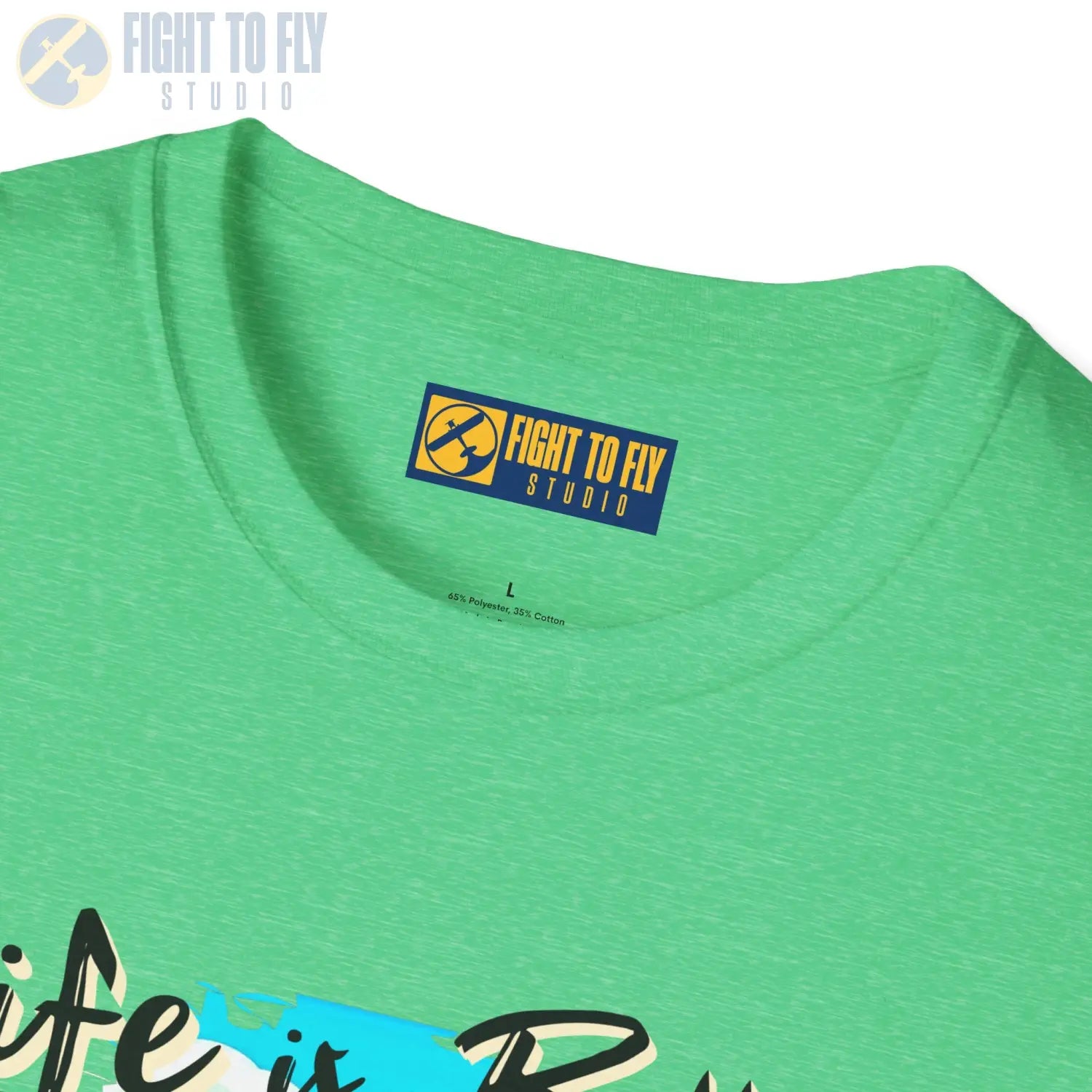 Life is Better Above the Clouds - Float Style - Tee - T-Shirt - Pilot gifts - WWII warbird t-shirt