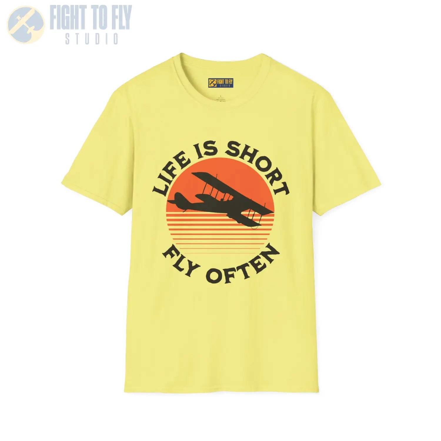 Life is Short Fly Often - Tee - T-Shirt - Pilot gifts - WWII warbird t-shirt
