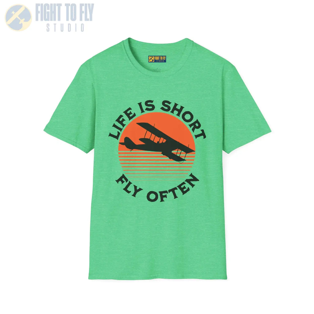 Life is Short Fly Often - Tee - T-Shirt - Pilot gifts - WWII warbird t-shirt