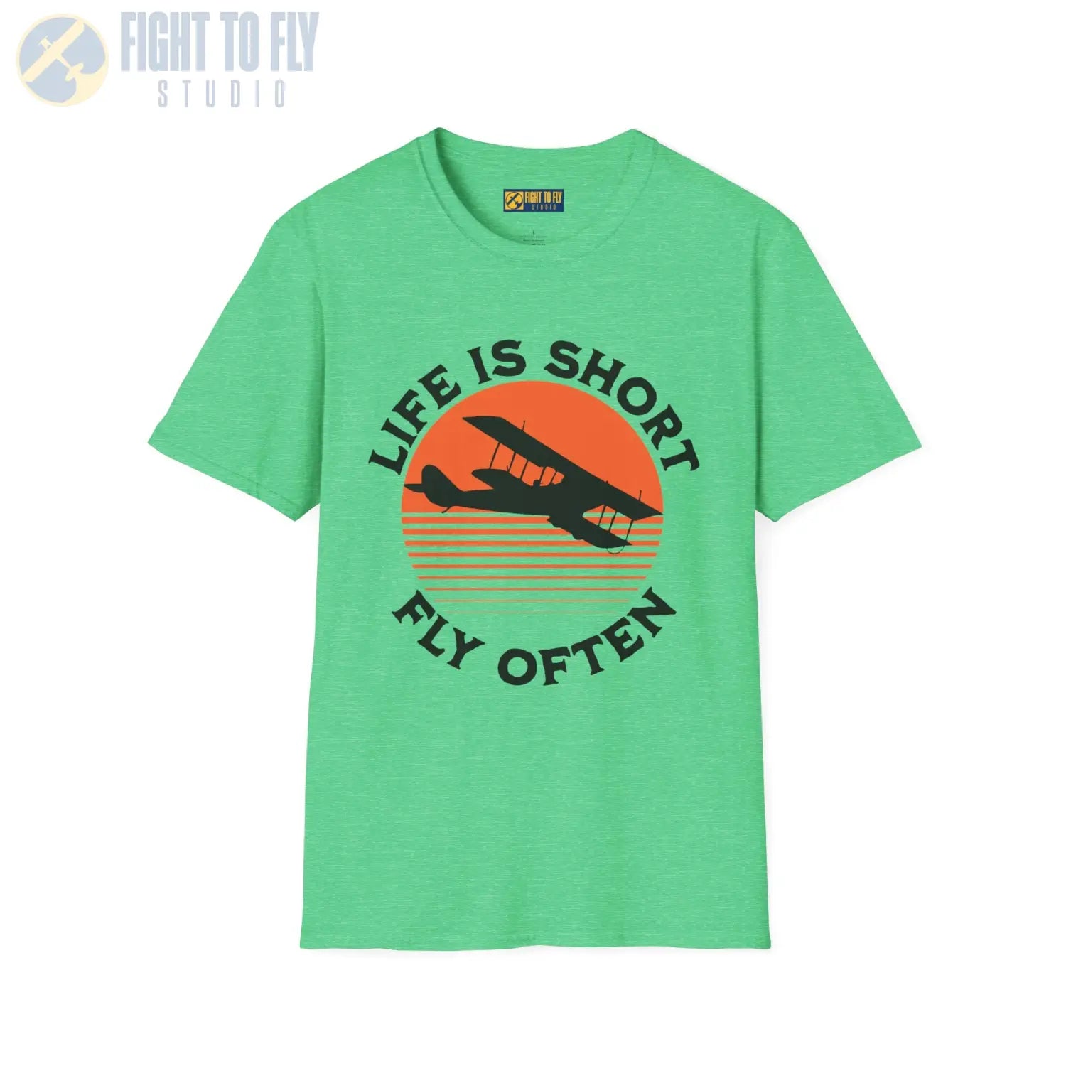 Life is Short Fly Often - Tee - T-Shirt - Pilot gifts - WWII warbird t-shirt