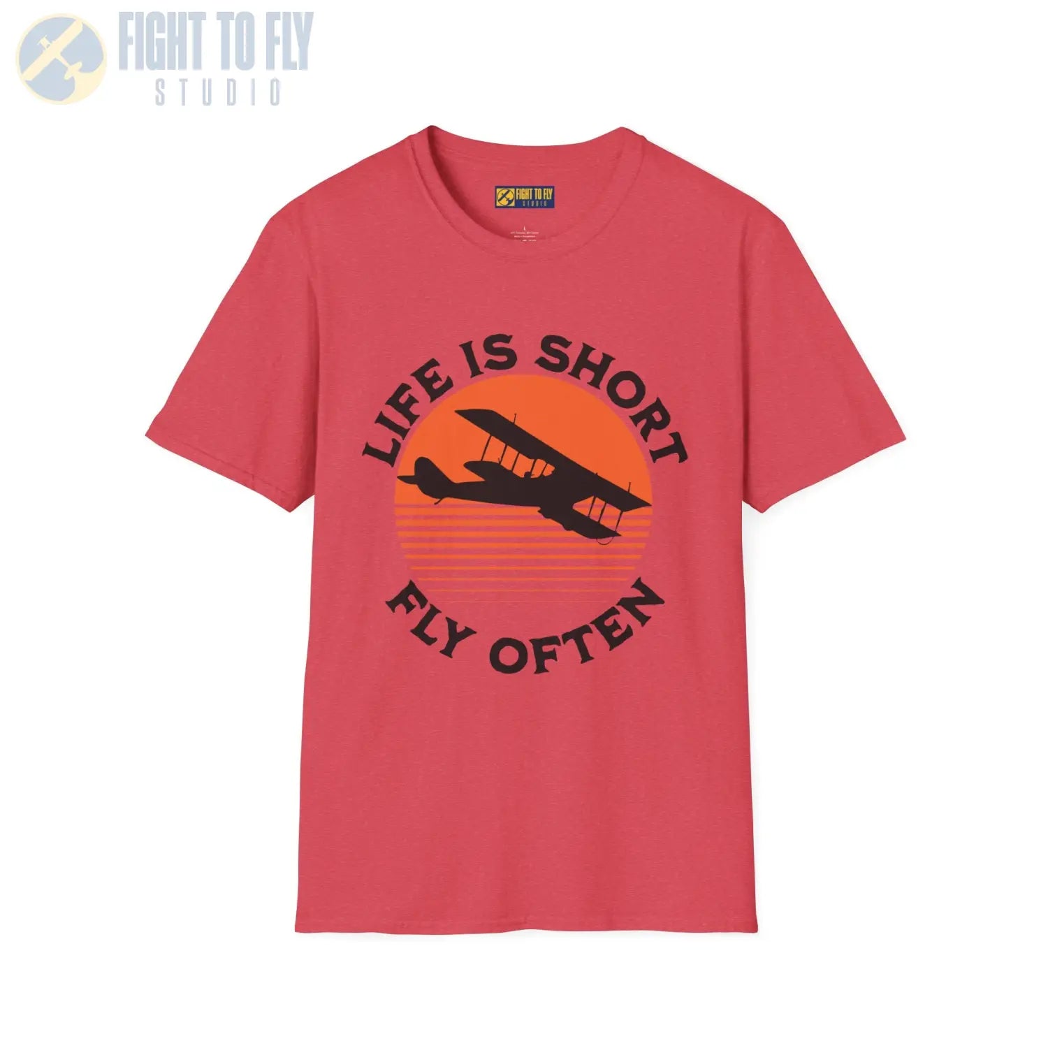 Life is Short Fly Often - Tee - T-Shirt - Pilot gifts - WWII warbird t-shirt