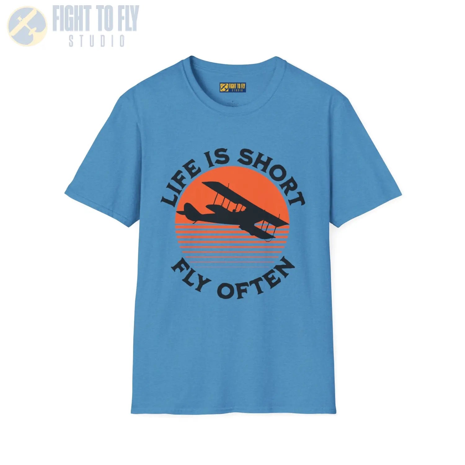Life is Short Fly Often - Tee - T-Shirt - Pilot gifts - WWII warbird t-shirt