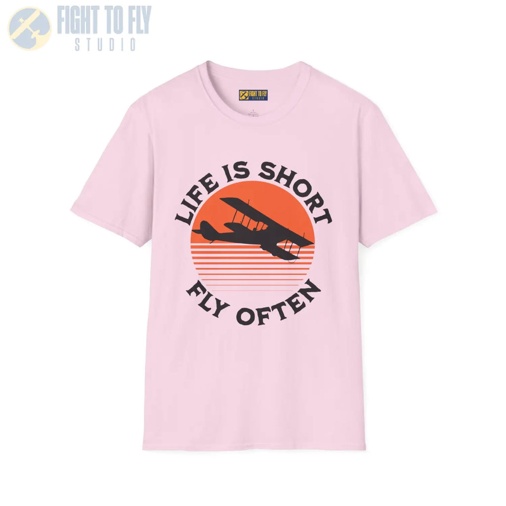 Life is Short Fly Often - Tee - T-Shirt - Pilot gifts - WWII warbird t-shirt