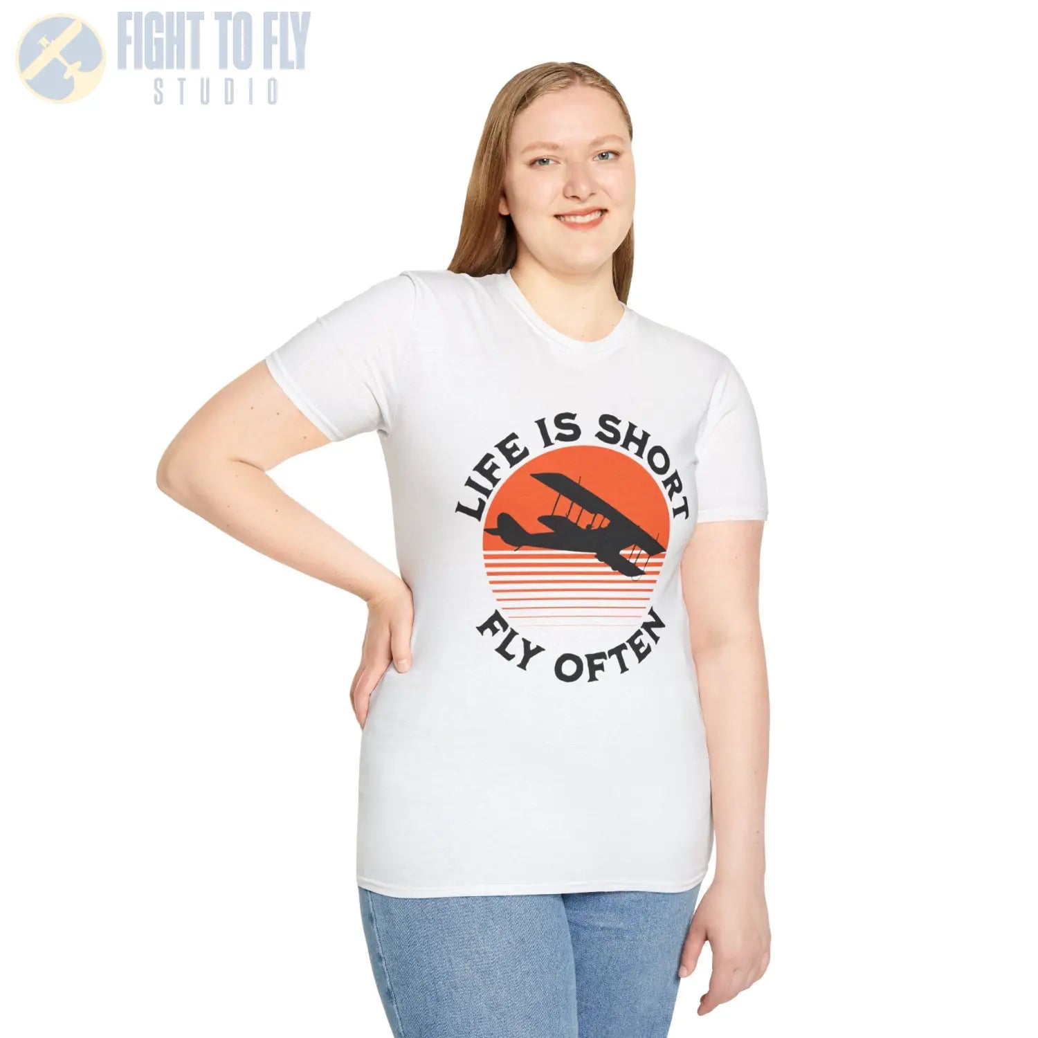 Life is Short Fly Often - Tee - T-Shirt - Pilot gifts - WWII warbird t-shirt
