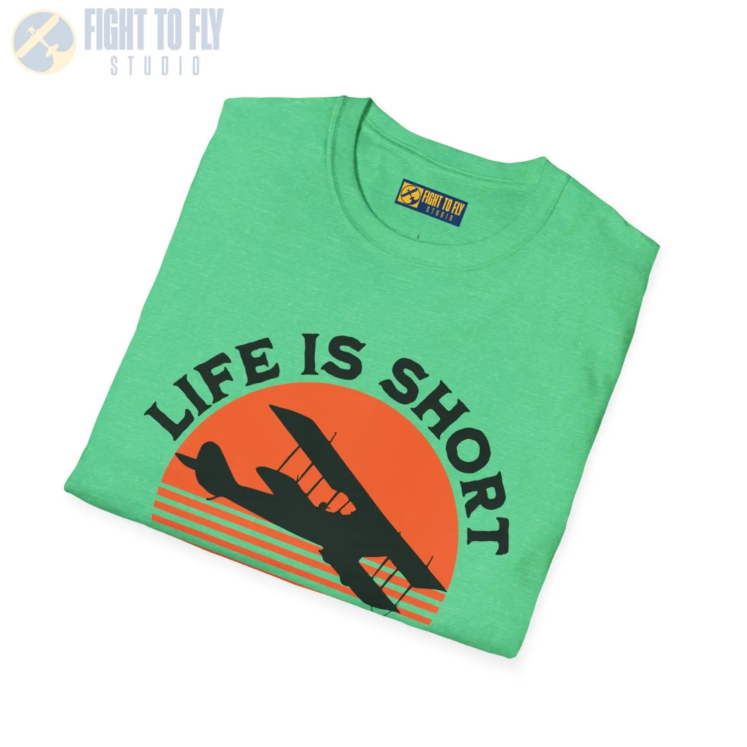 Life is Short Fly Often - Tee - T-Shirt - Pilot gifts - WWII warbird t-shirt