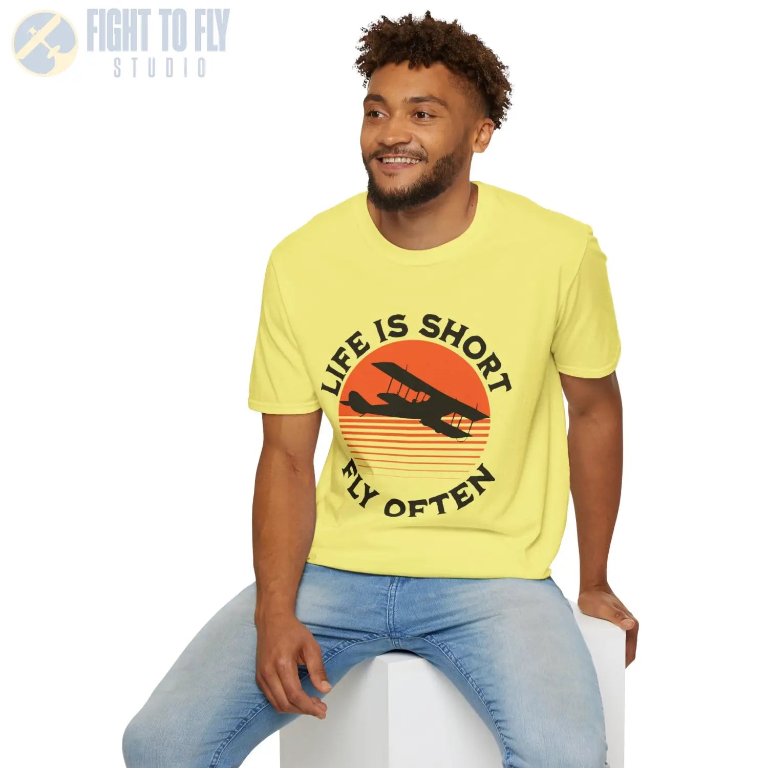 Life is Short Fly Often - Tee - T-Shirt - Pilot gifts - WWII warbird t-shirt