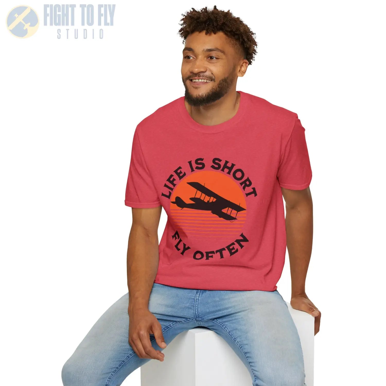 Life is Short Fly Often - Tee - T-Shirt - Pilot gifts - WWII warbird t-shirt