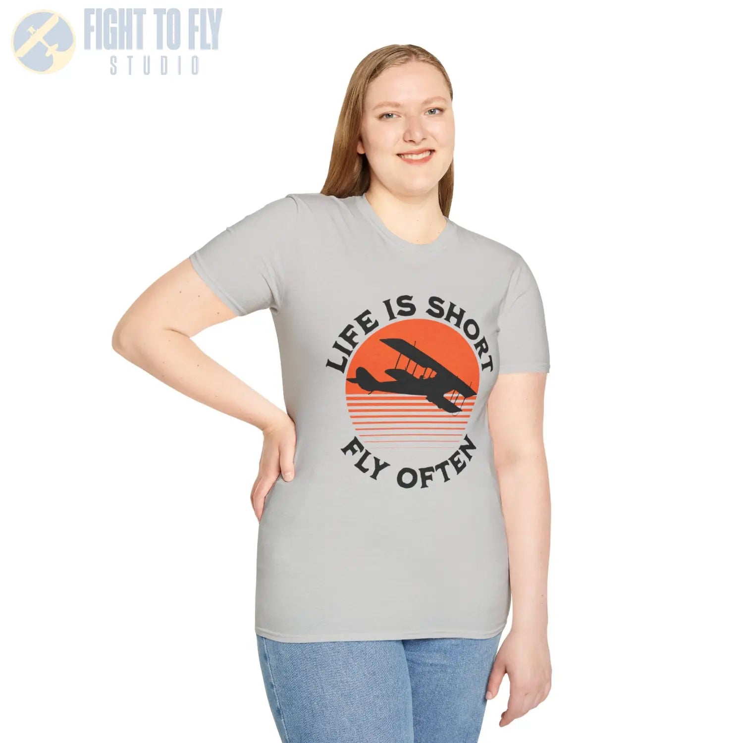Life is Short Fly Often - Tee - T-Shirt - Pilot gifts - WWII warbird t-shirt