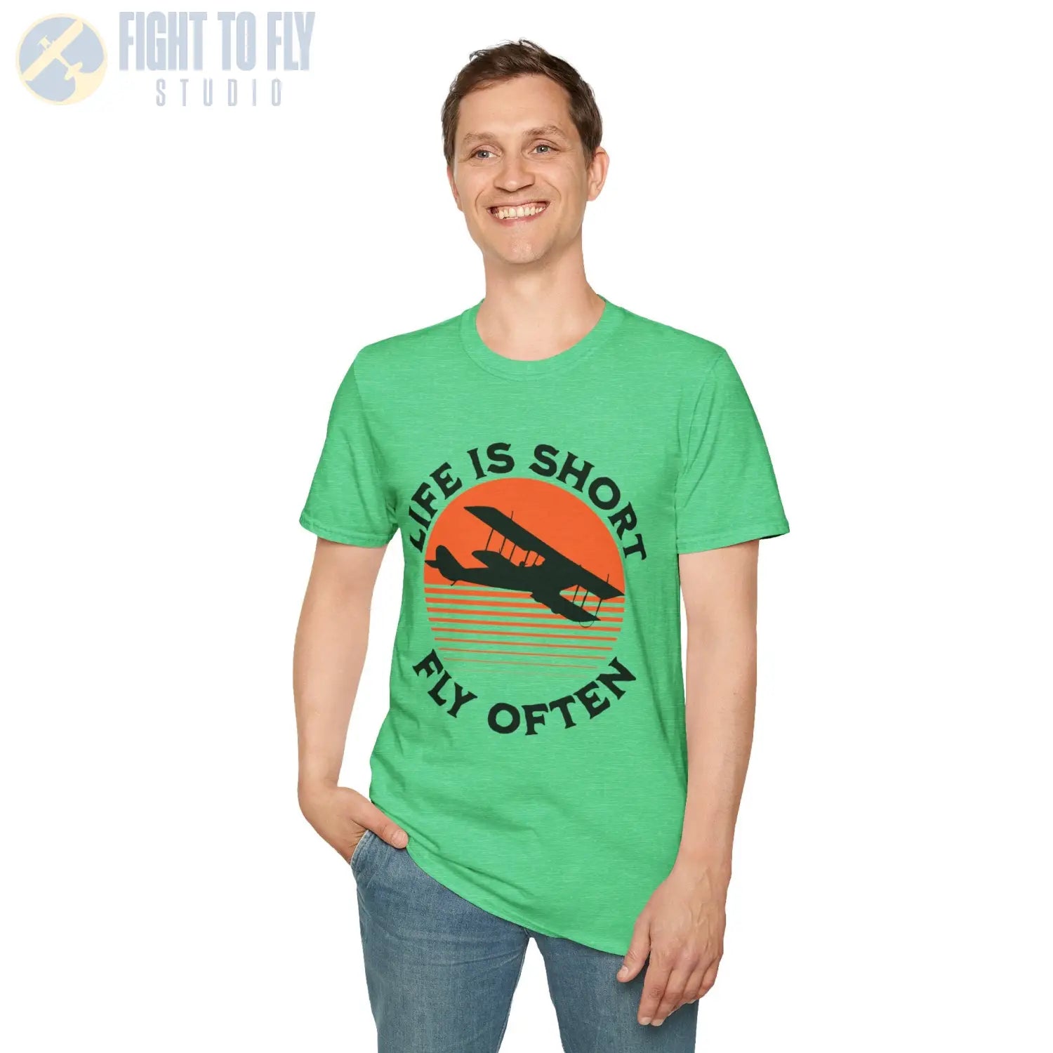Life is Short Fly Often - Tee - T-Shirt - Pilot gifts - WWII warbird t-shirt