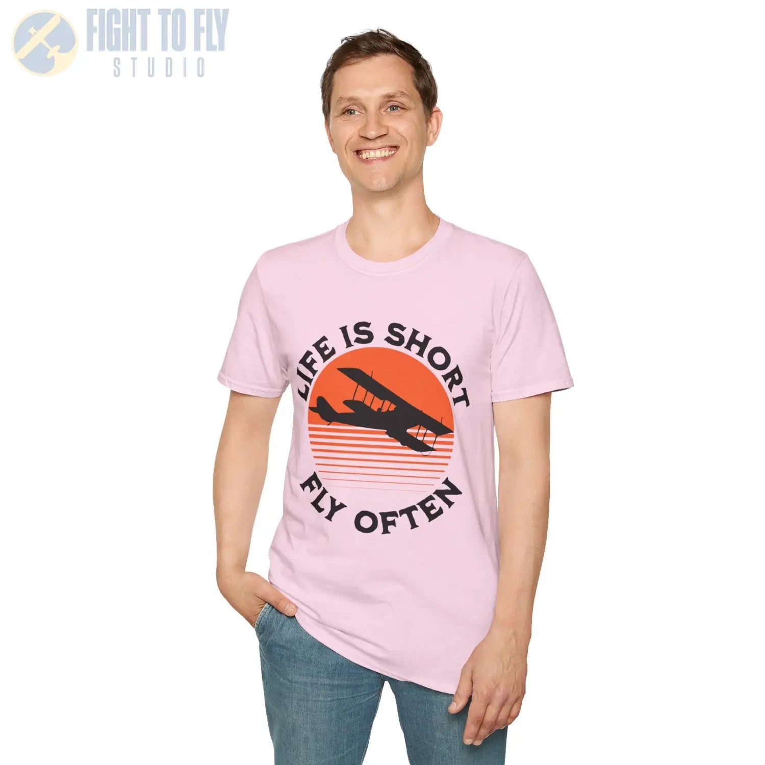 Life is Short Fly Often - Tee - T-Shirt - Pilot gifts - WWII warbird t-shirt