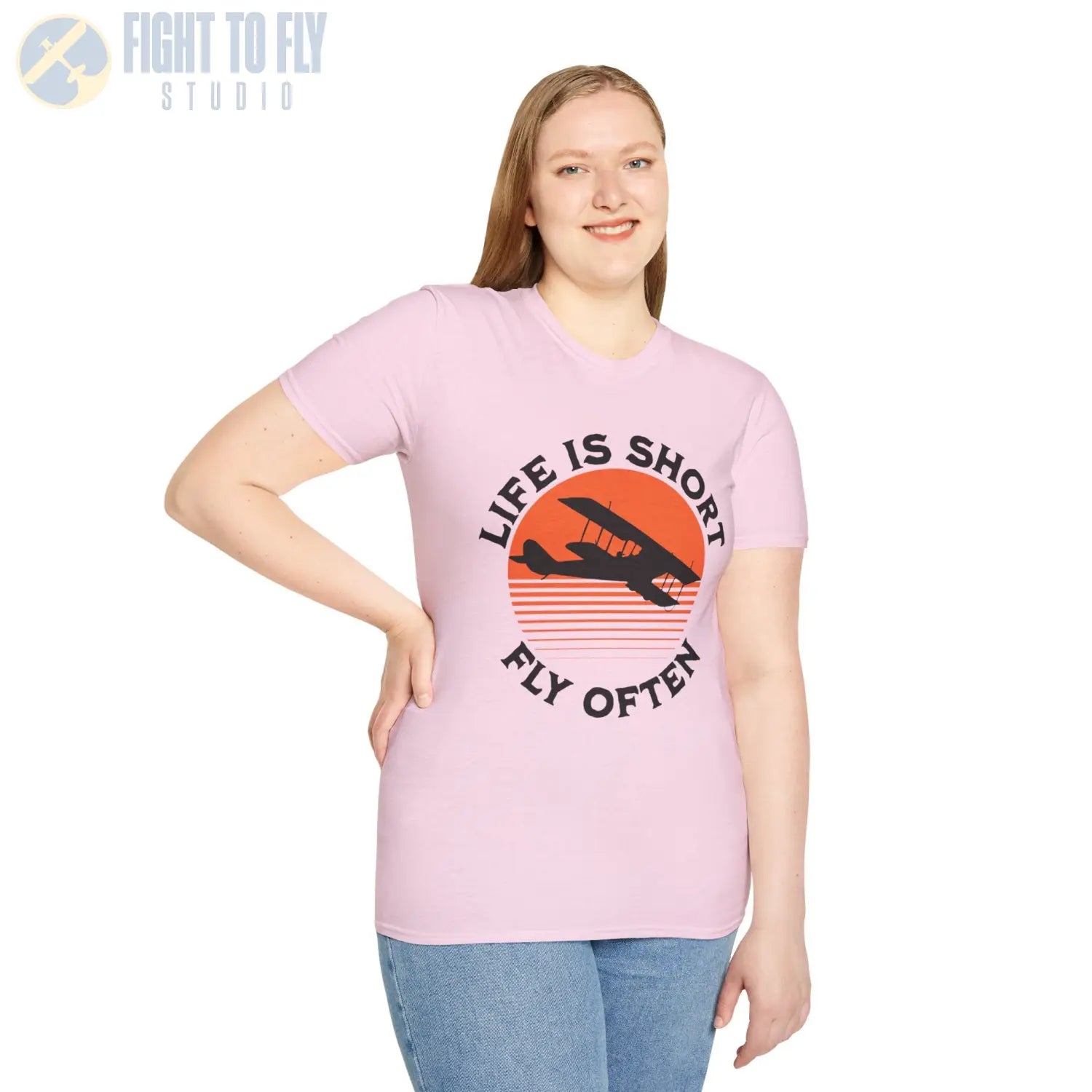 Life is Short Fly Often - Tee - T-Shirt - Pilot gifts - WWII warbird t-shirt